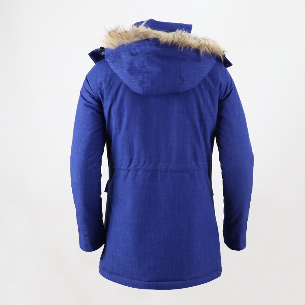 Women’s fur hooded waterproof long coat