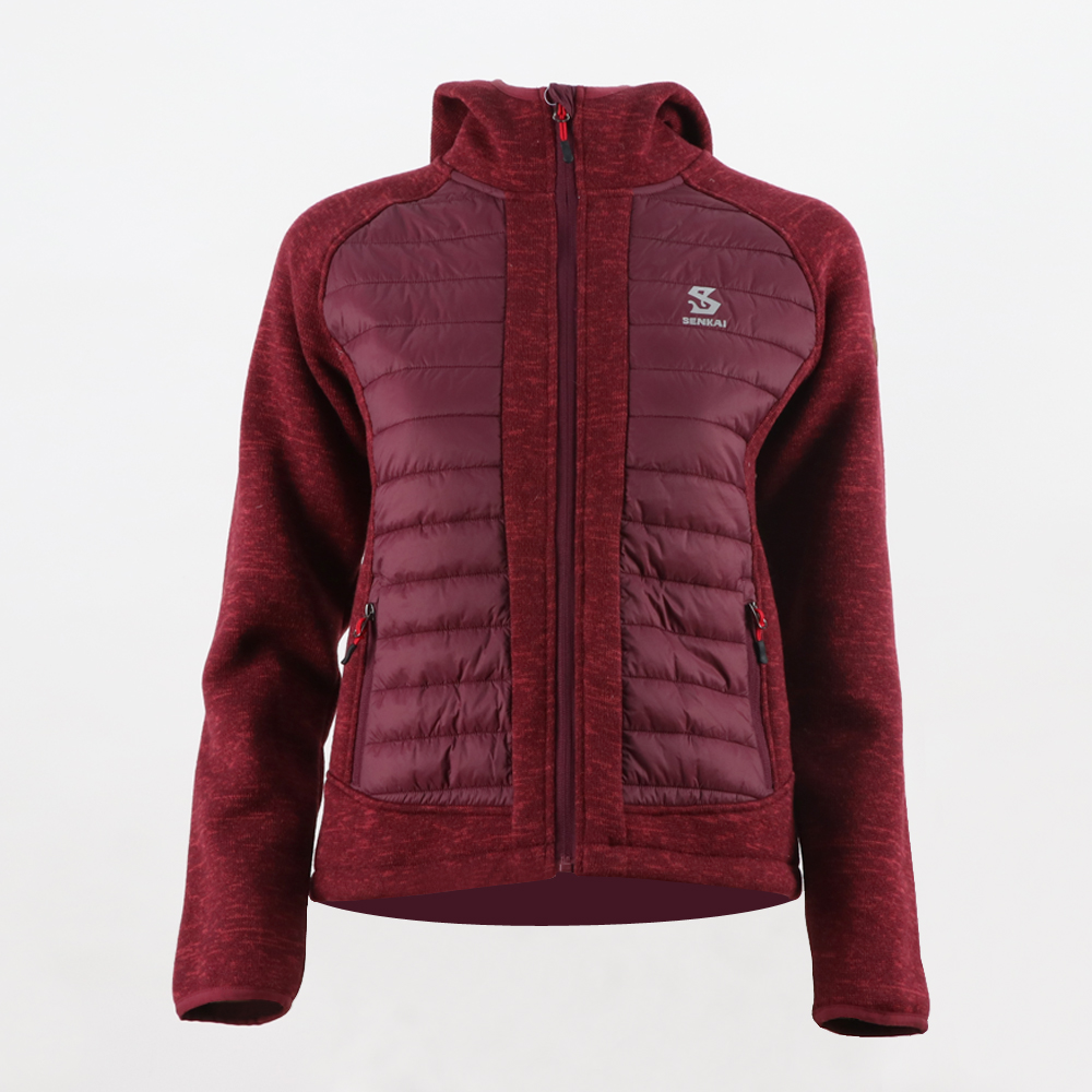 Fast delivery Ski Suit - Women’s hybrid sweater fleece jacket SKL010 – Senkai detail pictures