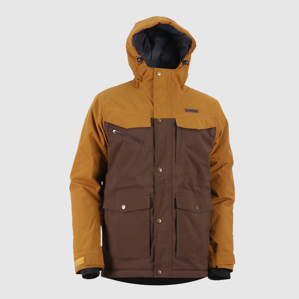 man’s insulated hooded waterproof