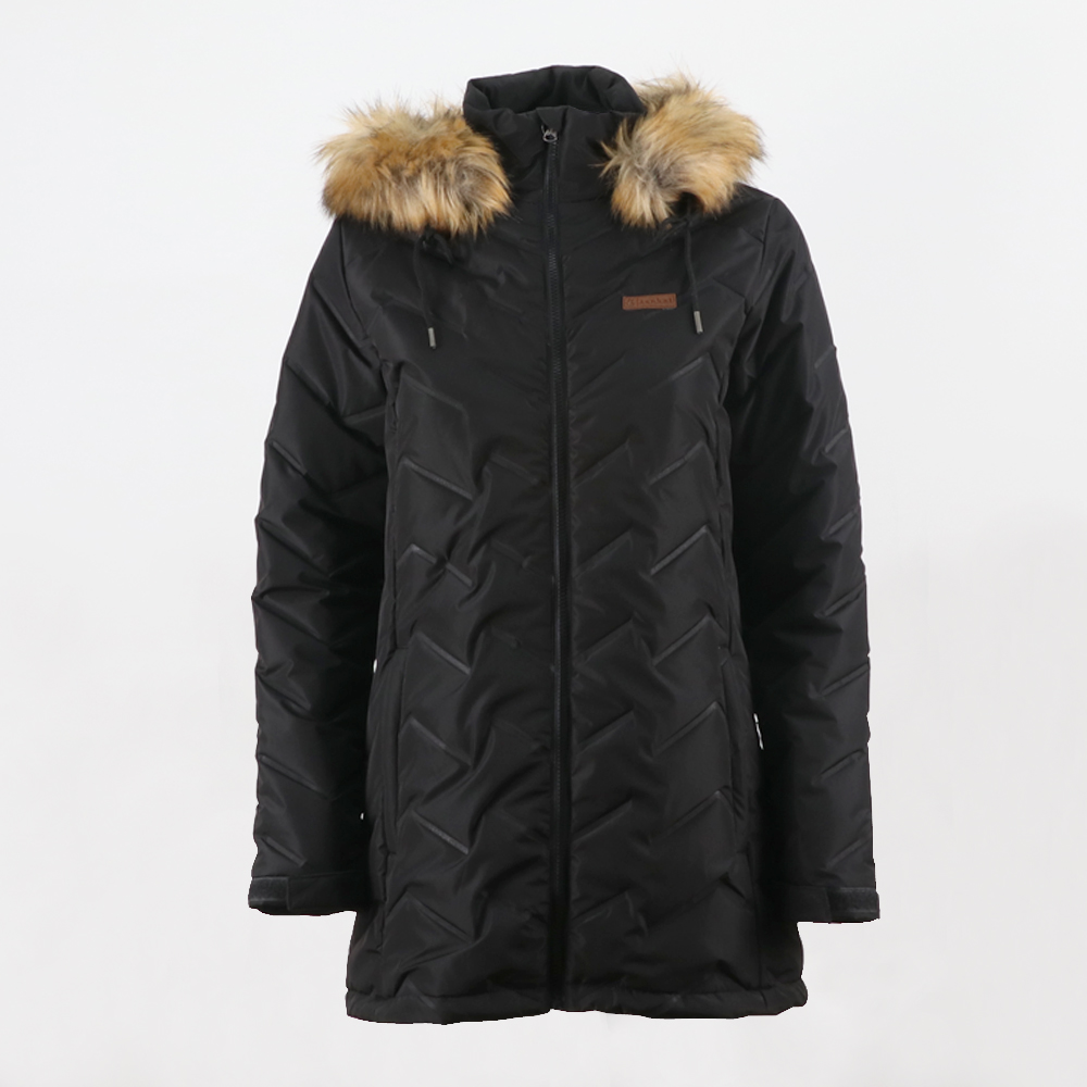 Factory Price For Villain Outwear - Women’s long padded jacket fabric with 3D effect 8219618B – Senkai