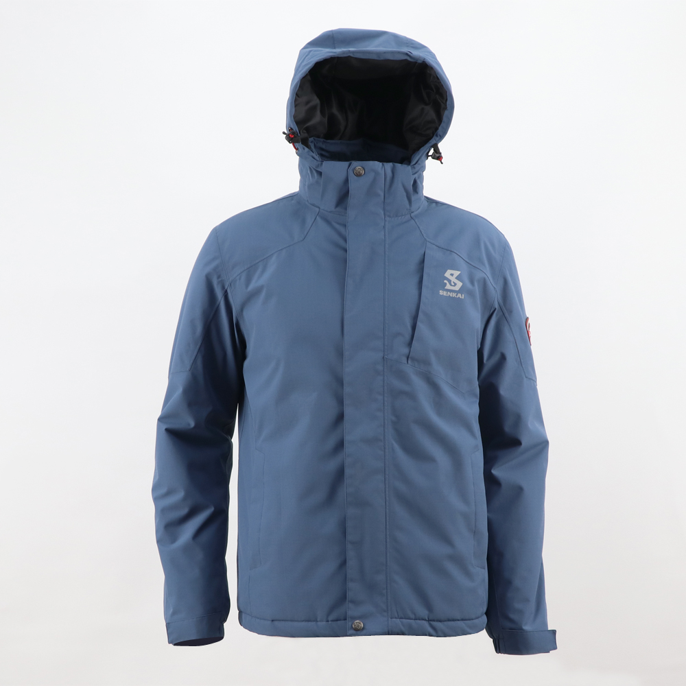 Professional Design Insulated Windbreaker Jacket - Men hooded ski jacket 0523 – Senkai Featured Image