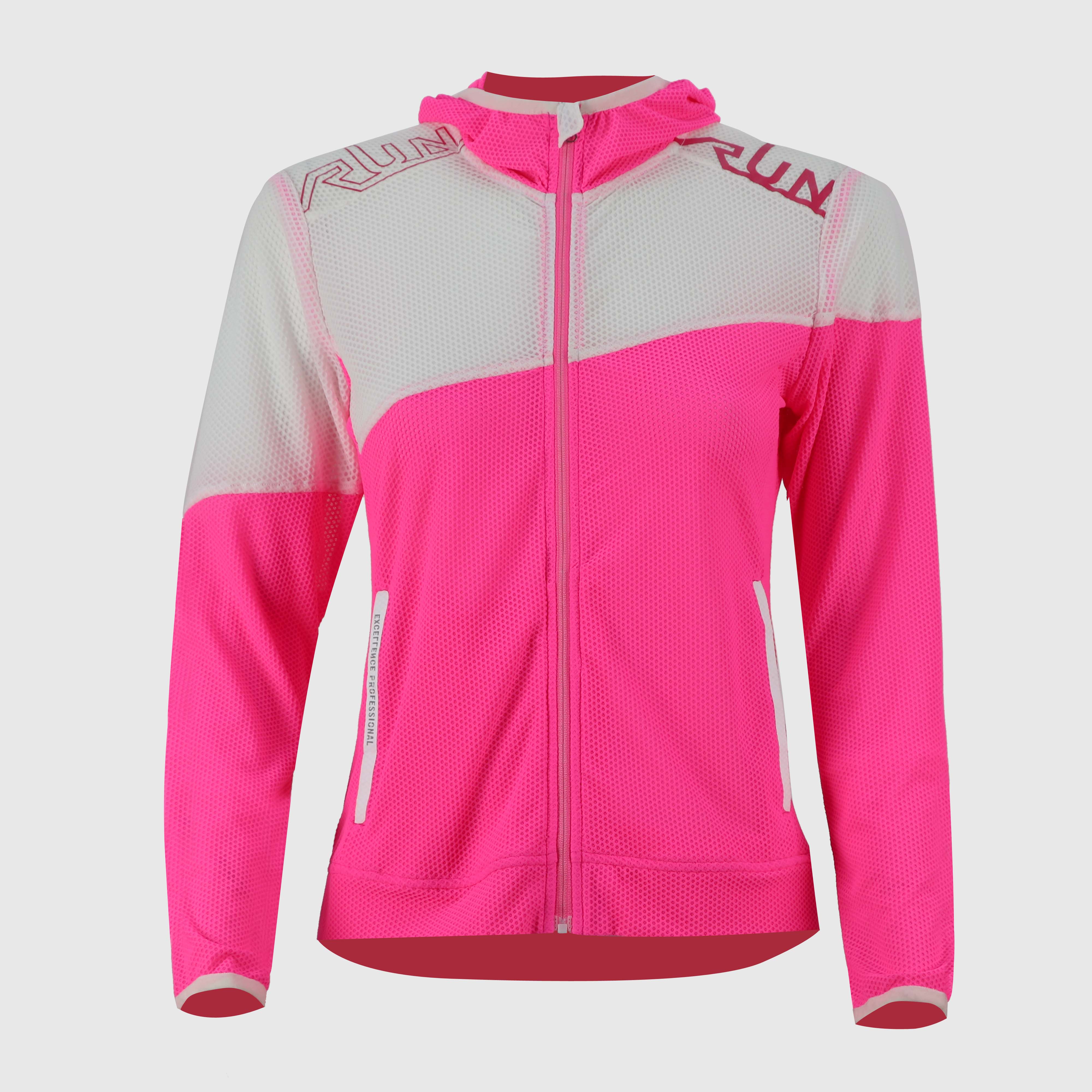 China Factory Women Long Sleeve Cycling Jersey Running Jacket Full Zip Moisture Wicking, Breathable Running Top – Bike Shirt