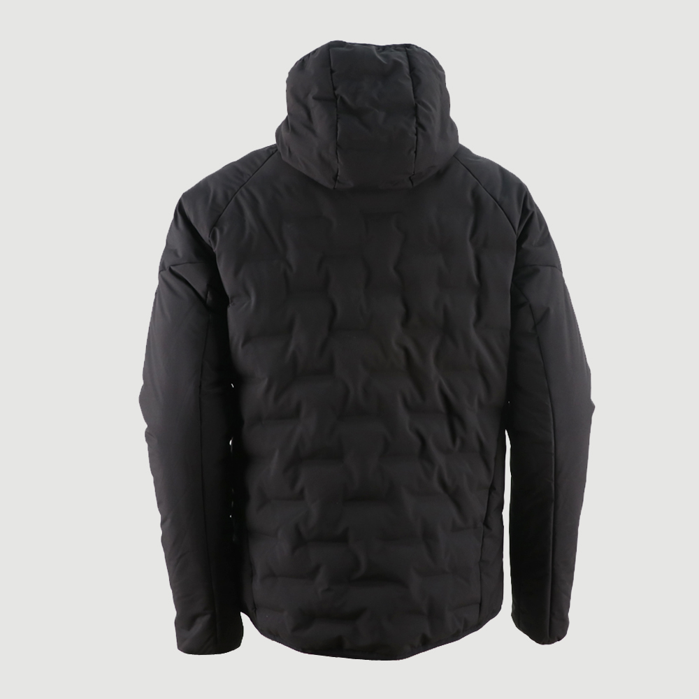 Men’s padded jacket  fabric with 3D effect