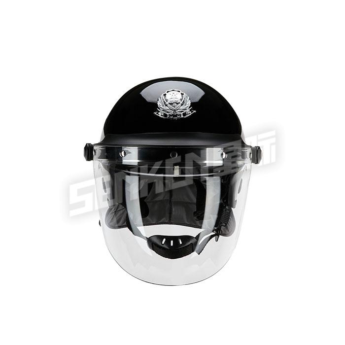 China OEM Body Armor Bullet Proof Vest Manufacturers –  									Senken Black Color Reflective Waterproof Strip Mask Available Anti Riot Helmet FBK-SK-09								 – Senken