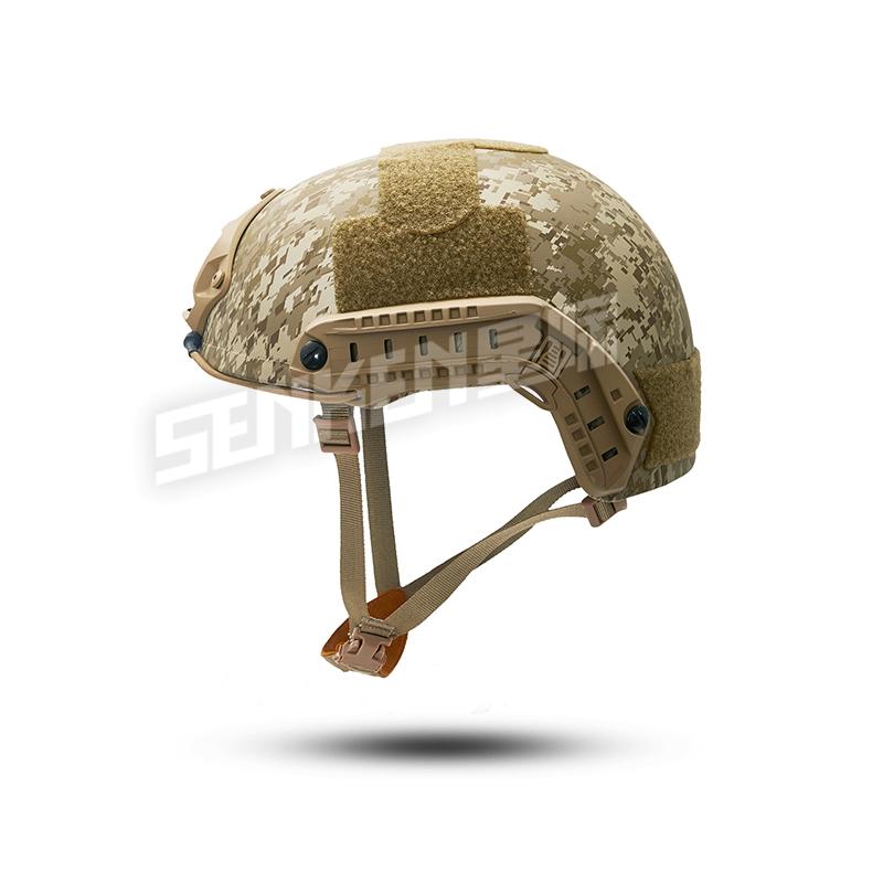 NIJ IIIA Aramid FAST Ballistic Helmet စစ်လက်နက်ပစ္စည်း ကျည်ဆန်ထုပ်
