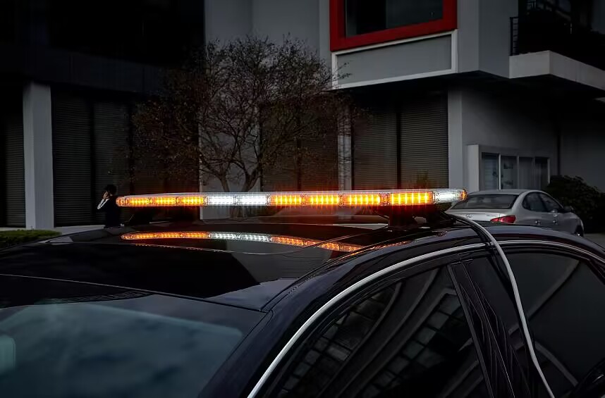 ¿Qué barras de luces usa la policía?