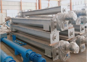 Nahiangay nga stainless steel o carbon steel screw conveyor
