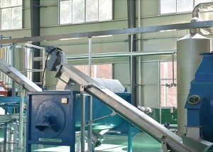 Customizable stainless steel or carbon steel screw conveyor