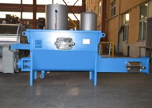 High capacity pumps for transferring meat, fish or poultry material