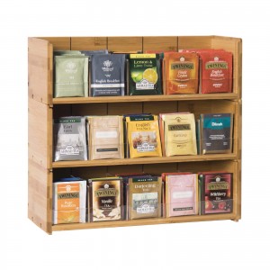 Shangrun Bamboo Tea Bag Organizer Storage Box