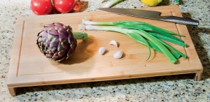 Shangrun Wooden cutting board with sides