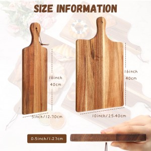 Shangrun 12 Pcs Wood Cutting Board Set