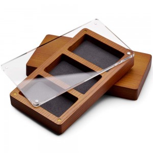Дървена малка табла за бижута Shangrun за колекционерска организация Кутия за съхранение на аксесоари за дома