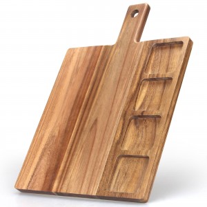 Shangrun Large Wooden Charcuterie Boards Acacia Wood Cutting Board