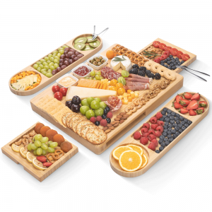 Shangrun Extra Large Cheese Board With 2 Drawers