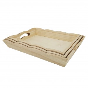 Shangrun Serving Tray With Heart Handles