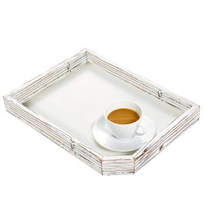Shangrun White Whale Wooden Coffee Table Breakfast Tray