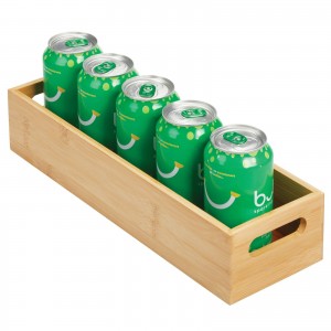Shangrun Drawer Organizer Crate Box nga May Mga Handle Para sa Pantry Cabinet