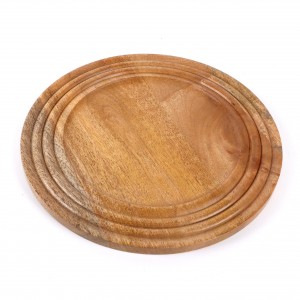 Shangrun 13 Zoll Wood Chargeur Plate