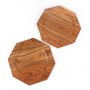 Shangrun Wood Chargers For Dinner Plates