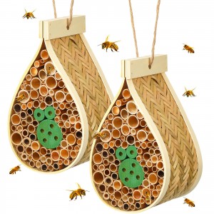 Shangrun Mason Bee House Висящи пчелни кошери Див опрашител