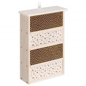 Shangrun Nesting Tubes Box With Holes For Carpenter Bees