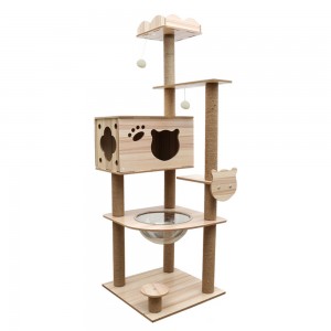 Shangrun Multi-Level Cat Tower Cat Tree With Scratching Posts