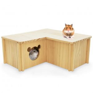 Shangrun Multi-Chamber Hamster Hideout & Tunnel Detachable Activity Room Exploring Toys Rats Habitat Decor