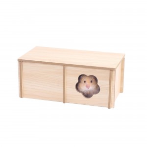 Shangrun Wooden Multi-Chamber Hamster Hideout Habitat