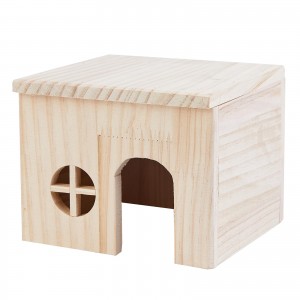 Shanrun Hamster Hideout, gabbia per criceti in legno, casa per cincillà