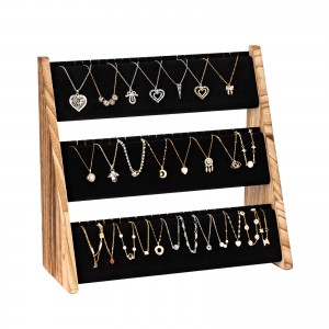 Shangrun Wood Necklace Display Stands For Selling