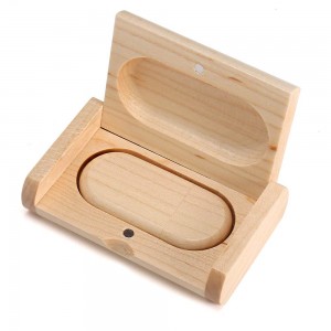 Pendrive USB 3.0 in legno Shanrun Wood Memory Stick da 32 GB per archiviazione dati con scatola di legno