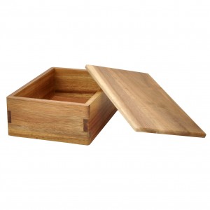 Shangrun Wooden Storage Box With Lid
