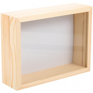 Shangrun Display Box მწერების ჩვენების ყუთი ხის ნიმუშის ყუთი