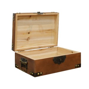Shangrun Wooden Storage Box Durable Wooden Treasure Box