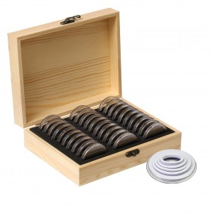 Shangrun Coin Storage Organizer Box With Foam Gasket