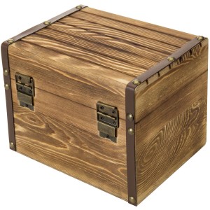 Shangrun Wood Recipe Card Box With Divider