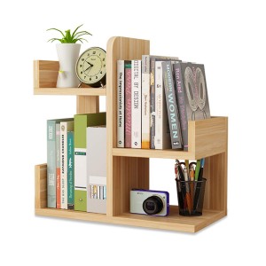 Shangrun Wood Desktop Bookshelf Desktop Organizer