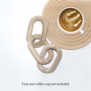 Shangrun 3 Link Wood Knot For Home Decoration