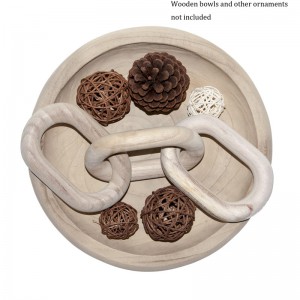 Nodo in legno Shanrun a 3 collegamenti per la decorazione domestica