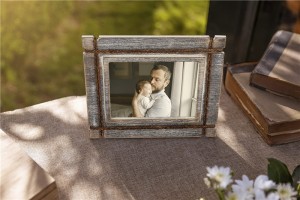Shangrun 5×7 Picture Frame Wood Rustic
