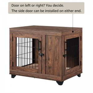 Shangrun Furniture Style Wooden Dog Crate