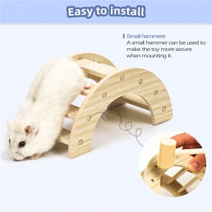 Shangrun Hamster House Diy Wooden Gerbil Toy