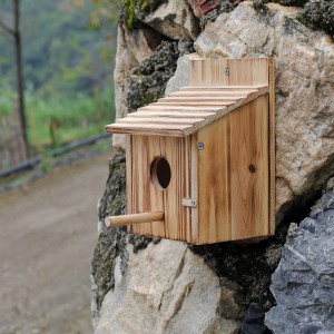 Натуральный деревянный птичий домик Шанжунь