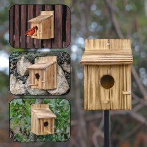 Натуральный деревянный птичий домик Шанжунь