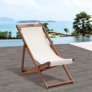 Shangrun Wooden Beach Sling Chair
