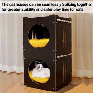 Shangrun Wooden Cat House For Indoor