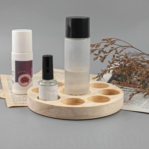 Shangrun 2 Pcs Wooden Essential Oils Display Holder