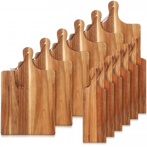 Conjunto de tábua de corte de madeira Shangrun 12 unidades