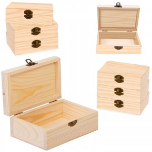 Shangrun Craft Crate Gift Packaging Box ng Imbakan ng Alahas